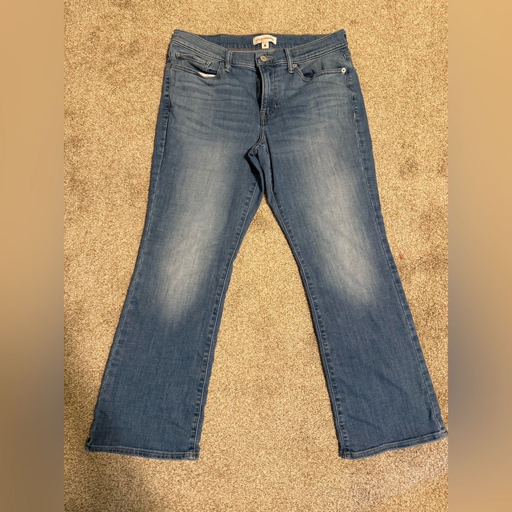 Lucky Brand Blue Flare Wide Leg Jeans